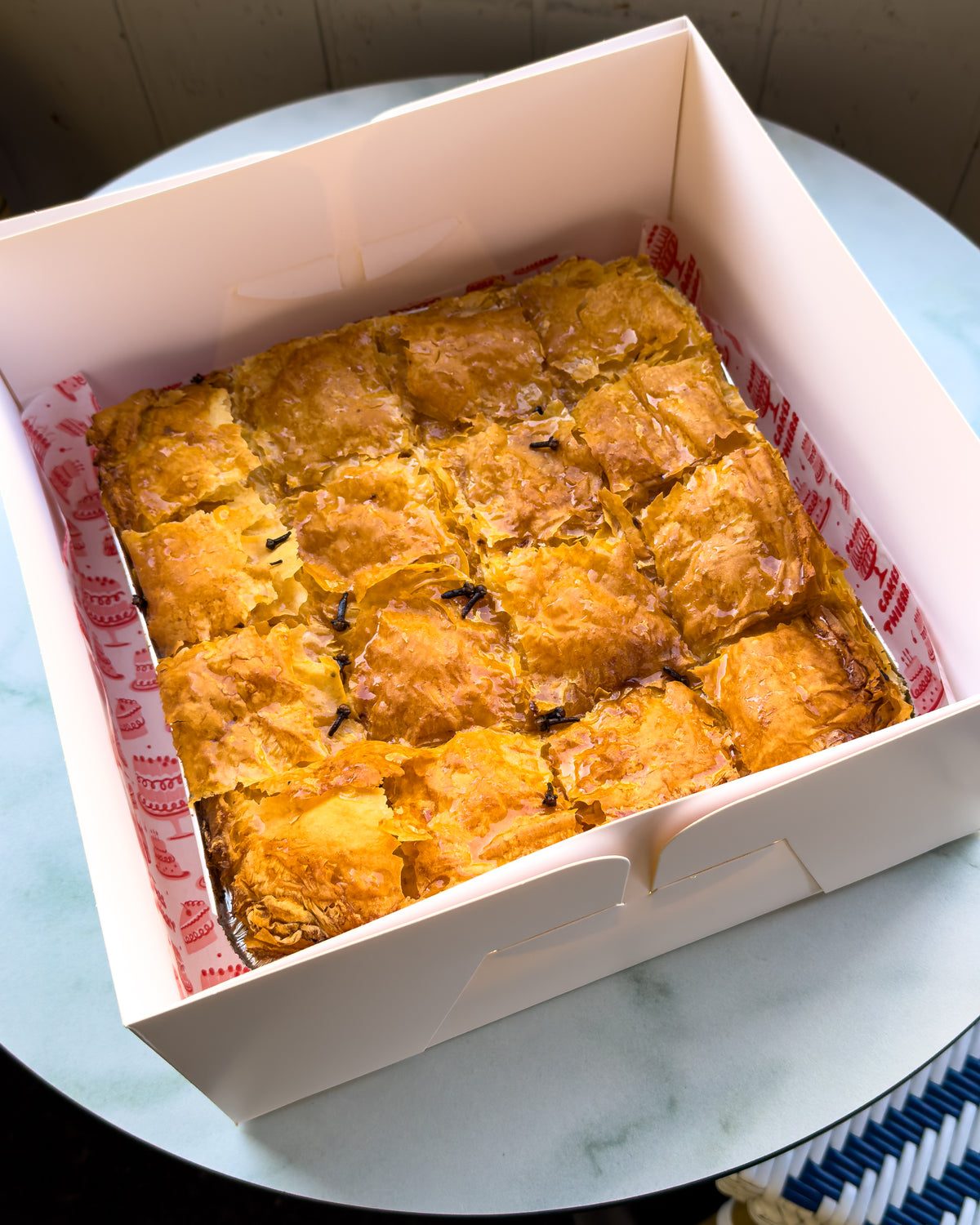 Galaktoboureko Tray